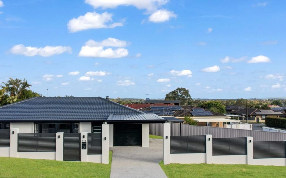 Dalmeny St Algester Modern Exterior Home Renovation Before and After