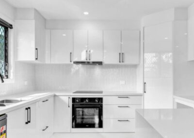 Modern Kitchen Renovation Janette St Camp Hill Before and After