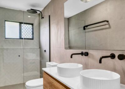Small Bathroom Renovation Janette St Camp Hill Before and After